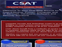 Tablet Screenshot of csat.ca