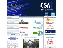 Tablet Screenshot of csat.com.mx